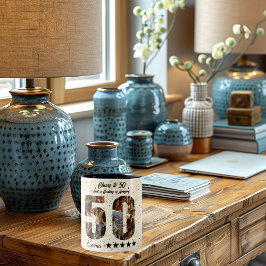 Feiert 50 Jahre FotoCollage Tasse - Individuelle N