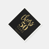 Feiert 50 Jahre Geburtstagsparty Serviette (Ecke)