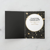 Feiert 60 Fett Glam Cartoon 60. Geburtstag Karte (Innenseite)