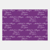 Feiert 60 Jahre Pink Magenta 60 Jahre Geschenkpapier Set (Vorderseite 3)