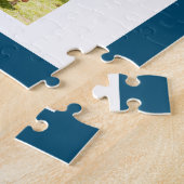 Feiert bis 21 Jahre Zahl 21 Foto Collage Square Puzzle (Seite)