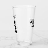 Feiert bis 44 Jahre! Happy Birthday Bierglas Gesch Glas (Links)