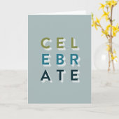 Feiert Geburtstagskarte, Geburtstagskarte für Ihn Karte (Gelbe Blume)