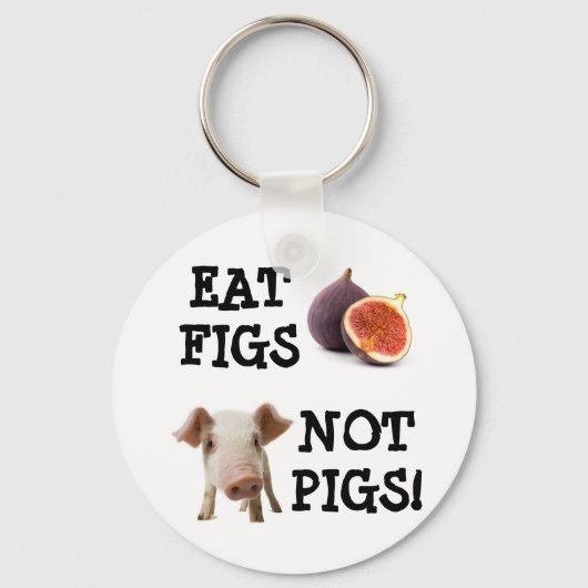 FEIERT NICHT SCHWEINE! SCHLÜSSELANHÄNGER (Vorderseite)
