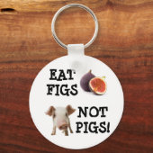 FEIERT NICHT SCHWEINE! SCHLÜSSELANHÄNGER (Vorderseite)