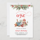 Feiertag 1. Geburtstag Einladung (Vorderseite)