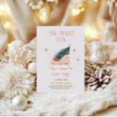 Feiertag 1. Geburtstag Rosa Einladung