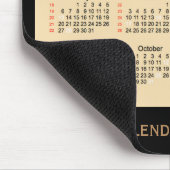 Feiertag 2018 52 Wochen-schwarzer Weizen-Kalender Mousepad (Ecke)