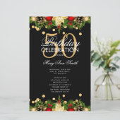 Feiertag 50. Geburtstag Party Programm Gold mit Me (Stehend Vorderseite)