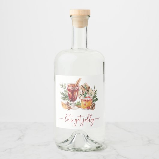 Feiertag Alkoholflaschenetikett (Vorderseite)
