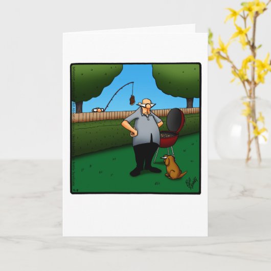 Feiertag "Barbecue Spaß" Card Karte (Gelbe Blume)