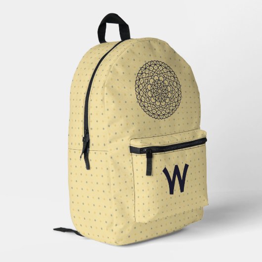 Feiertag Bedruckter Rucksack (Rückseitige Ecke links)