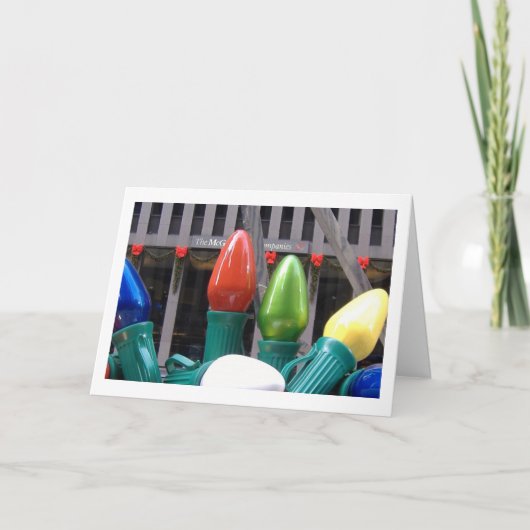 Feiertag beleuchtet Karte 1 (Vorderseite)