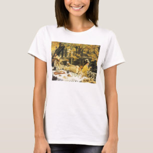 Feiertag, das Picknick von James Tissot, viktorian T-Shirt