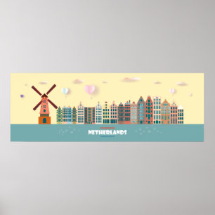 Feiertag der Niederlande Poster