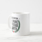 Feiertag des haspanischen Erbes Kaffeetasse (Vorderseite Links)