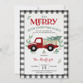 Feiertag Einladen fröhliches Weihnachtsfest Party Einladung (Vorderseite)