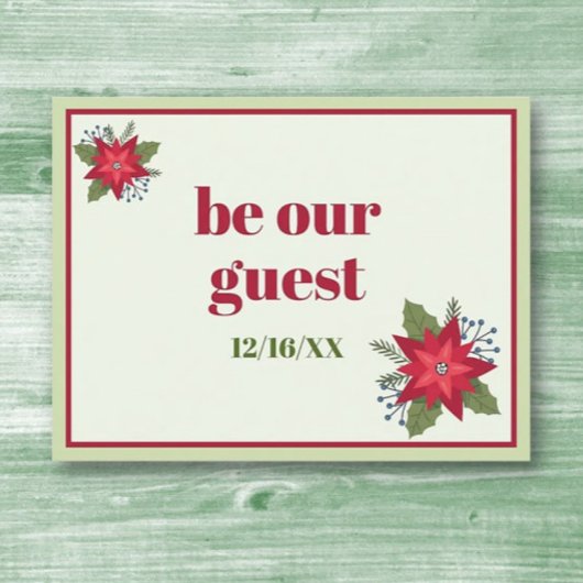 Feiertag einladen! Gepasste Postkarte