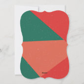 Feiertag Einladung Fa La la Weihnachtskarte (Rückseite)