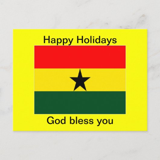 Feiertag Feiertagspostkarte (Vorderseite)