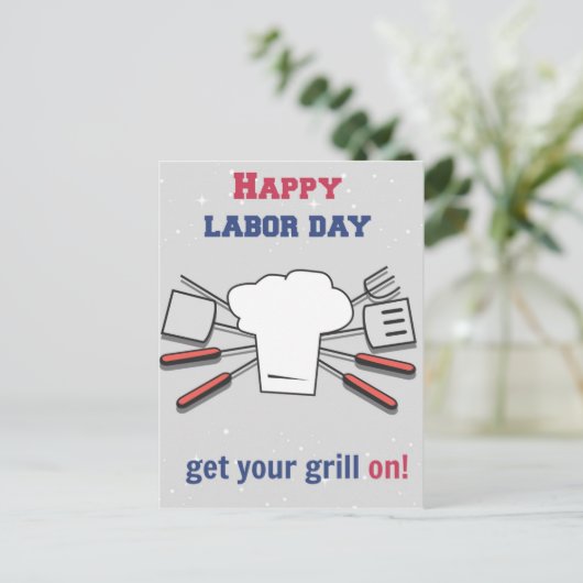 Feiertag Feiertagspostkarte (Stehend Vorderseite)