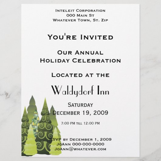 Feiertag Flyer (Vorne)