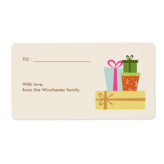 Feiertag für Geschenkboxen (Vorne)