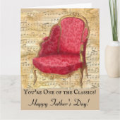 Feiertag für Viktorianische Notenmusik Karte (Vorderseite)