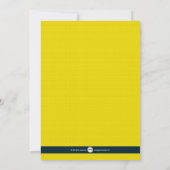 Feiertag Gelbe Burgen Einladung (Rückseite)