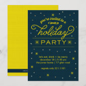 Feiertag Gelbe Burgen Einladung (Vorne/Hinten)