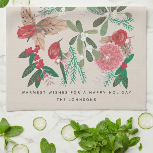 Feiertag Geschirrtuch (Gefaltet)