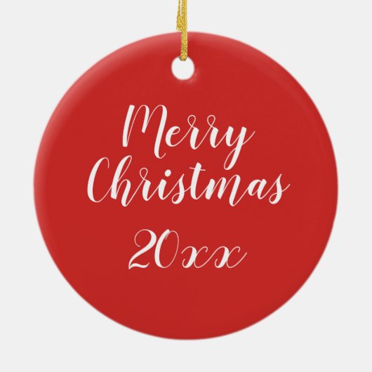 Feiertag Giraffen Keramik Ornament (Hinten)