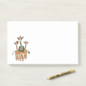 Feiertag Giraffen Post-it Klebezettel (Auf Schreibtisch)