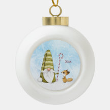 Feiertag Gnome und Fox Custom Year Keepake