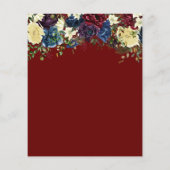 Feiertag Gold Confetti Winter Flyer (Hinten)