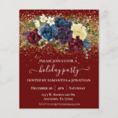 Feiertag Gold Confetti Winter Flyer (Vorne)