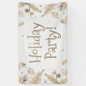 Feiertag, Gold, Hang Banner (Vertikal)