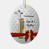 Feiertag GOLF Verzierung Keramikornament (Rechts)
