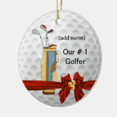 Feiertag GOLF Verzierung Keramikornament (Links)