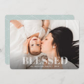 Feiertag im Foto Feiertagskarte (Vorne/Hinten)