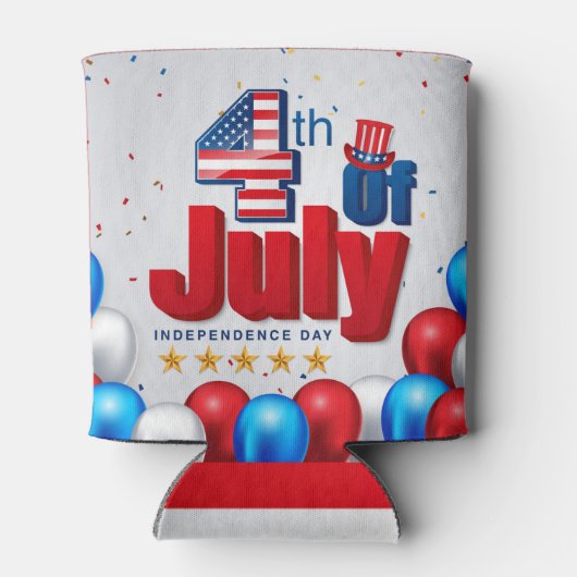 Feiertag Juli Dosenkühler (Rückseite)