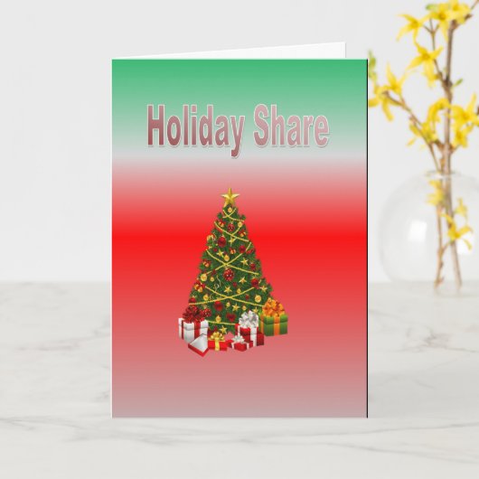 Feiertag Karte (Gelbe Blume)