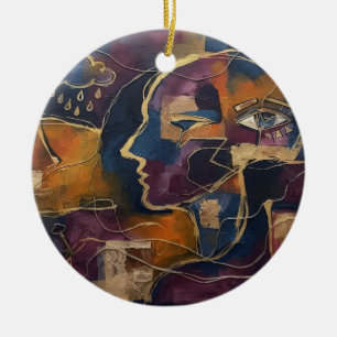 Feiertag Keramik Ornament