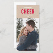 Feiertag Kraftpapier Feiertagskarte (Vorne/Hinten)