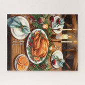 Feiertag mit Roast Türkei Puzzle (Horizontal)