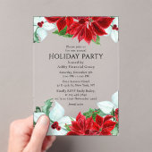 Feiertag Modernes Weihnachtsfest im Unternehmen Pa Acryleinladungen (Insitu (Handheld))