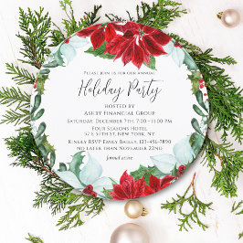 Feiertag Modernes Weihnachtsfest im Unternehmen Pa Einladung