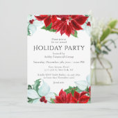 Feiertag Modernes Weihnachtsfest im Unternehmen Pa Einladung (Stehend Vorderseite)