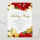 Feiertag Modernes Weihnachtsfest im Unternehmen Pa Folieneinladung (Vorderseite)