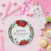 Feiertag Modernes Weihnachtsfest im Unternehmen Pa Pappteller (Party)